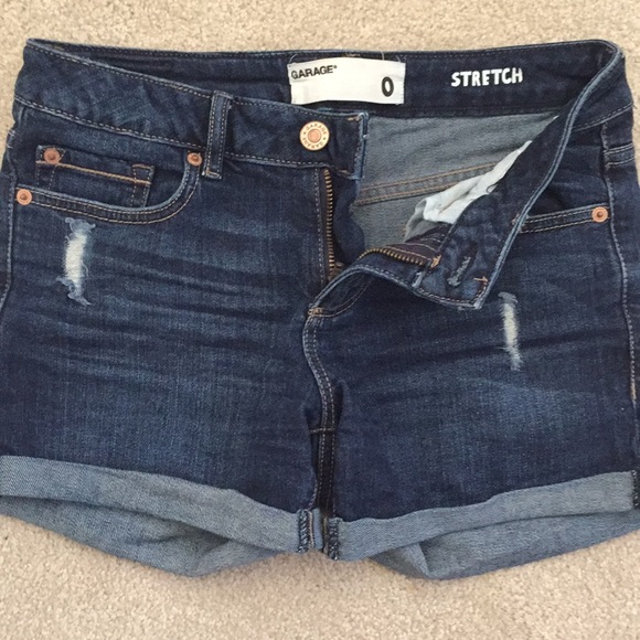 GARAGE DARK BLUE SHORTS (STRETCH) - Picture 2 of 3